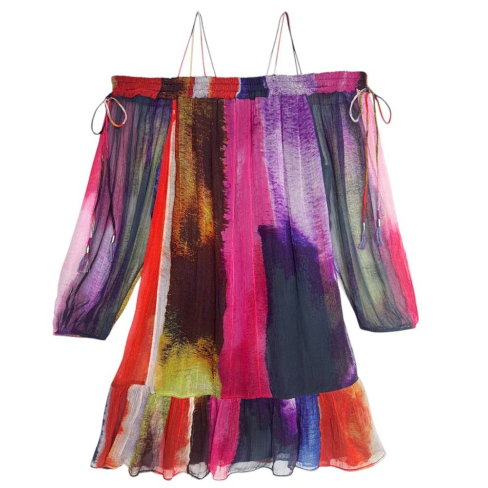 FLOREAT ANTHROPOLOGIE ZORA PARISIAN DRESS BOHO FAIRYCORE MEDIUM
